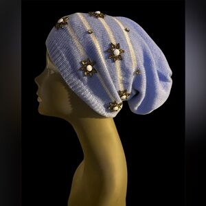 NWT Gucci knit beanie - light blue